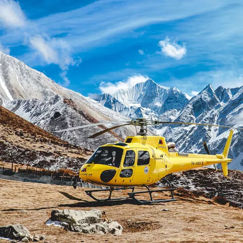ebc helicopter tour