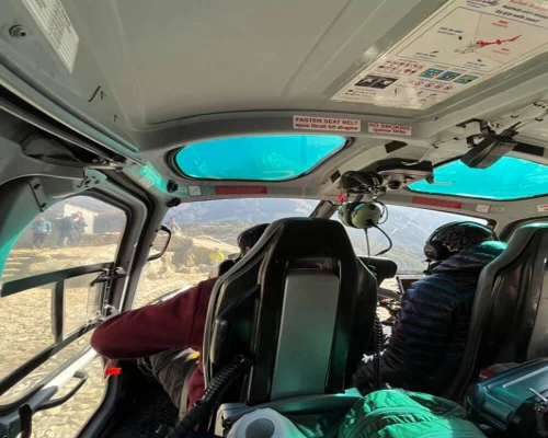 Helicopter Flight To Namche Bazaar