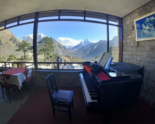 Play The Grand Piano At Hotel Everest View 