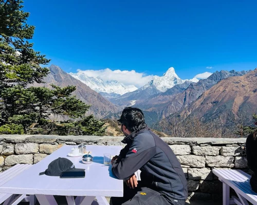 View With From Hotel Everest View 