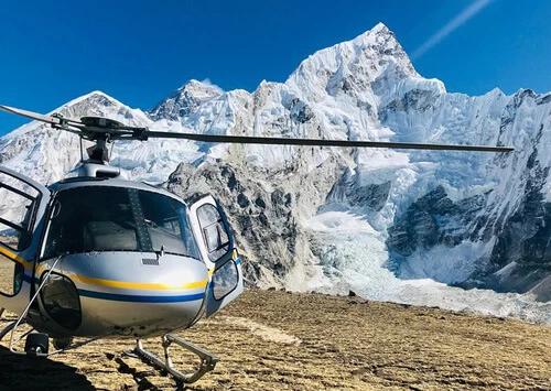 kalapatthar lukla helicopter flight